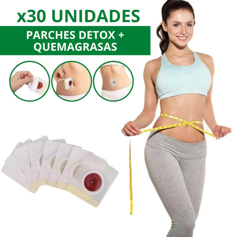 Parches Para Adelgazar fórmula Natural SlimPatch® 💜30 UNIDADES