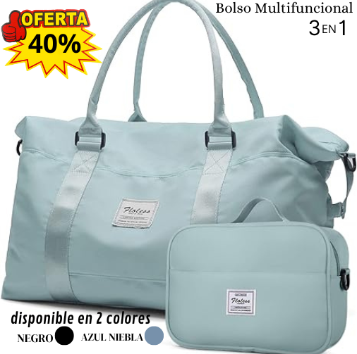 Bolso Viajero Expandible Multifuncional 3 en 1