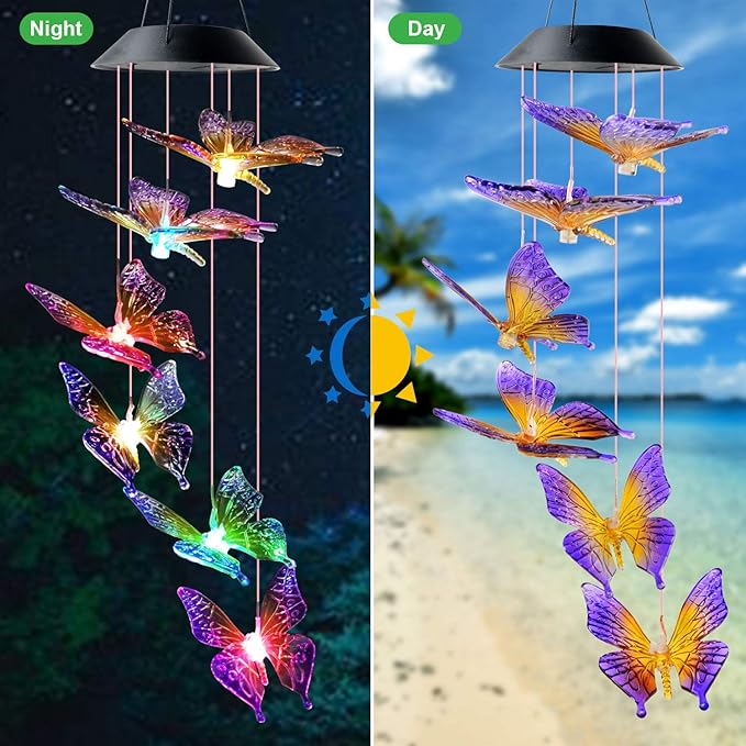 Llamador de Ángeles LED Solar / Campanillas de colibrí